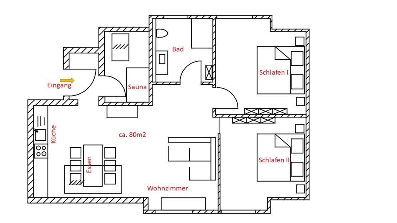 Heilsteinlodge Einruhr Pokój zdjęcie